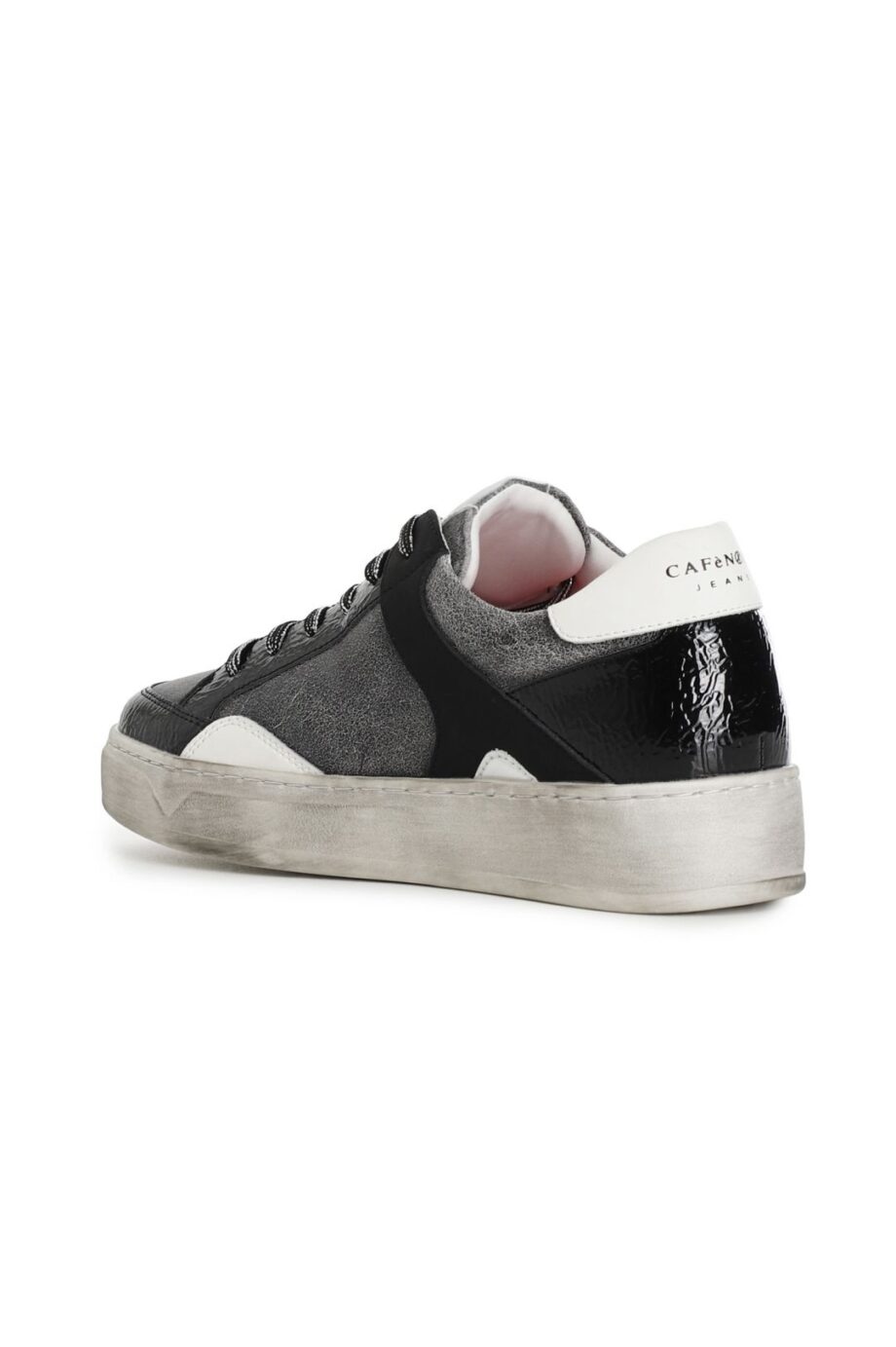 CAFèNOIR C1DA1032 Sneaker Ledersneaker schwarz multi