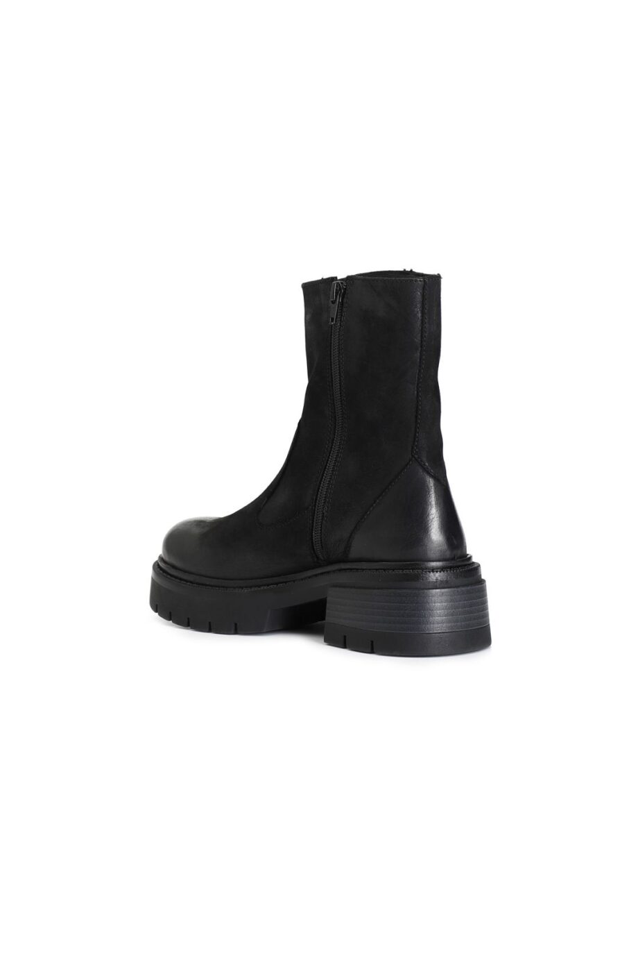 CAFèNOIR C1FB7001 Stiefelette schwarz mit Maxi-Reißverschluss