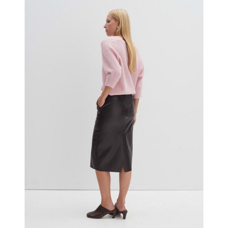 Someday Midirock OFIONA aus Textilleder plum