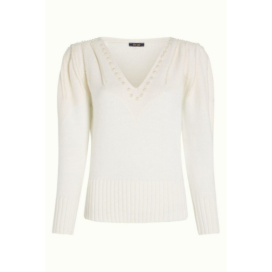 King Louie 09162 Pullover Alex Knit Top Eighties cream