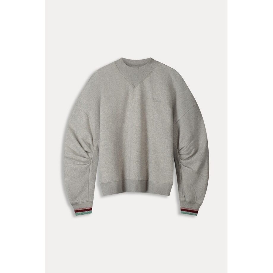 Pom Amsterdam SP7989 SWEATER - Grey Melange
