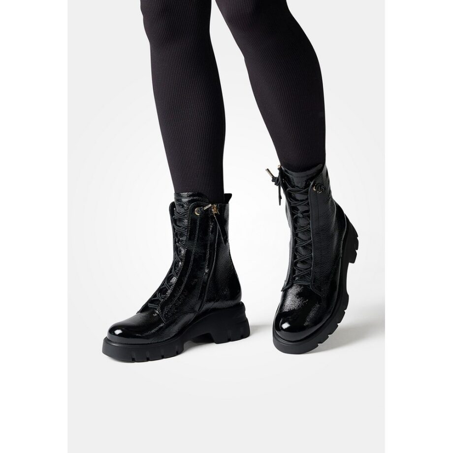 Paul Green Stiefelette Schnürstiefelette 8216-026 schwarz