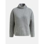 SMITH & SOUL 1024-1029 Pullover mit Pailletten grau
