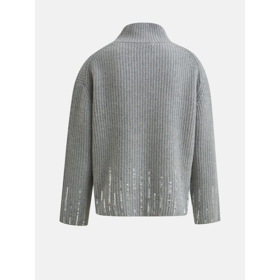 SMITH & SOUL 1024-1029 Pullover mit Pailletten grau