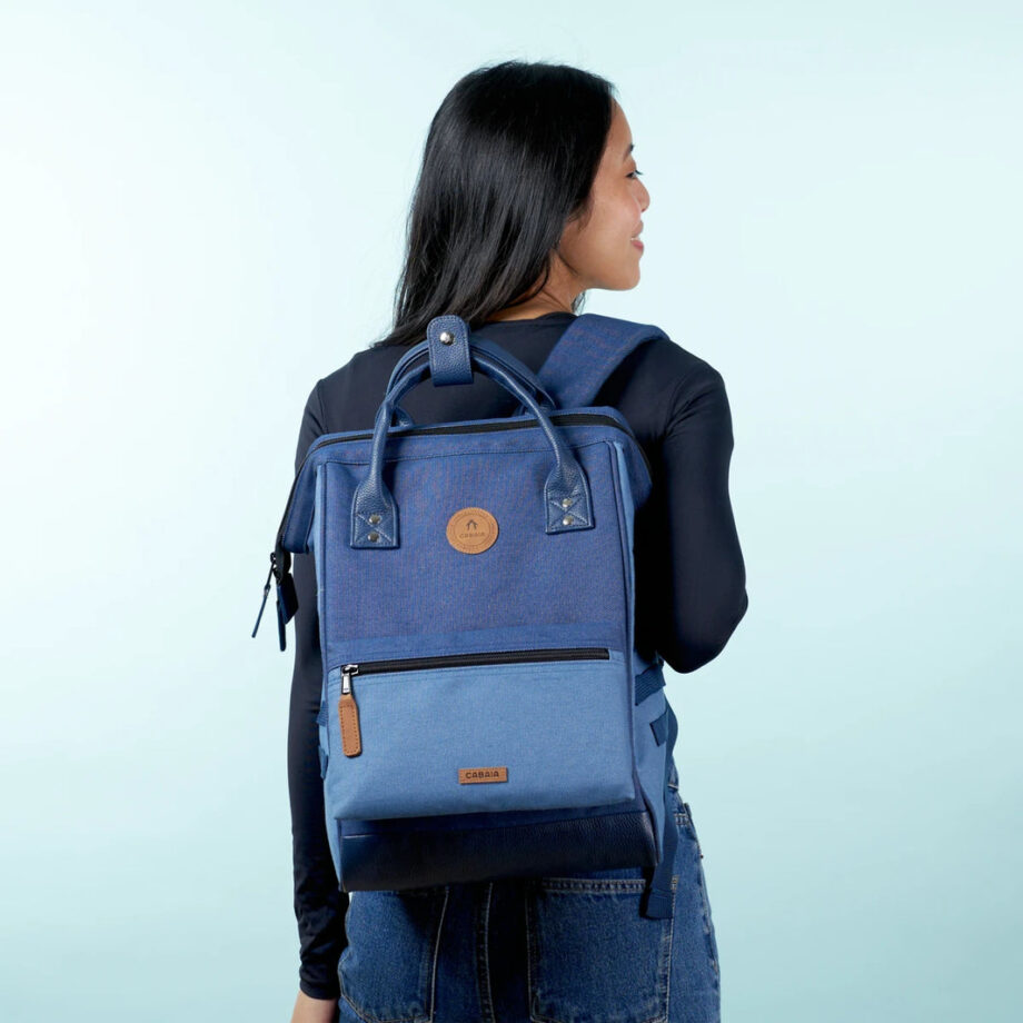 Cabaia mittelgroßer Rucksack Backpack SAN GILJAN blau