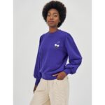 Mademoiselle Yeye G42240 Sweatshirt mit Brustprint aus Bio-Baumwolle Ma Cherry GOTS Sweater