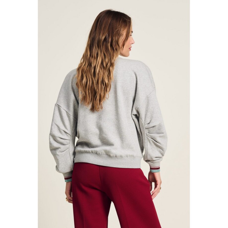 Pom Amsterdam SP7989 SWEATER - Grey Melange