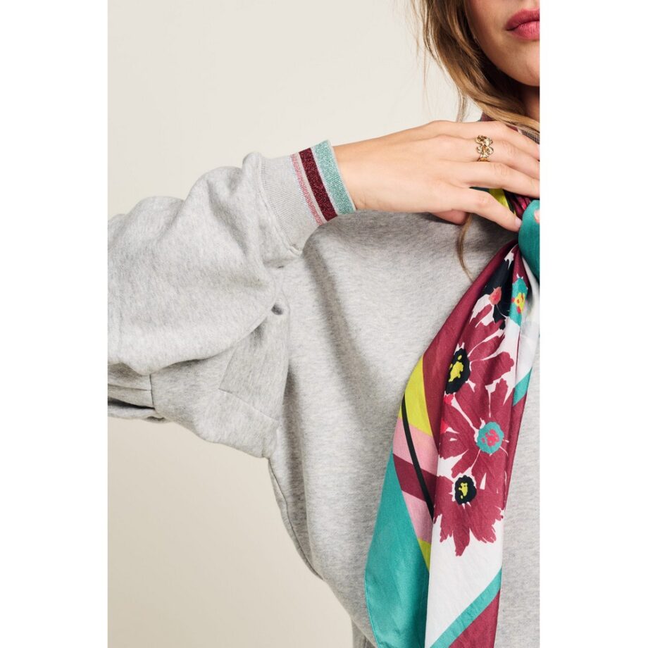 Pom Amsterdam SP7989 SWEATER - Grey Melange