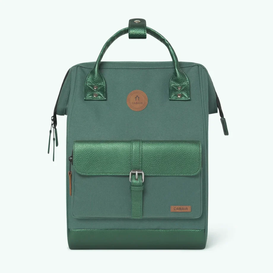 Cabaia kleiner Rucksack Backpack LEON grün
