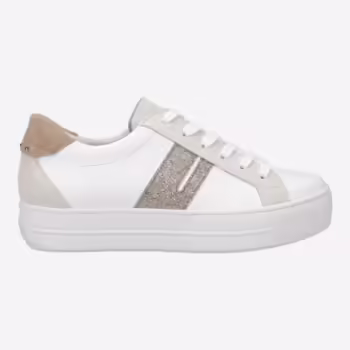 Paul Green 5430-066 Plateau Sneaker Pauls weiß glitter multi