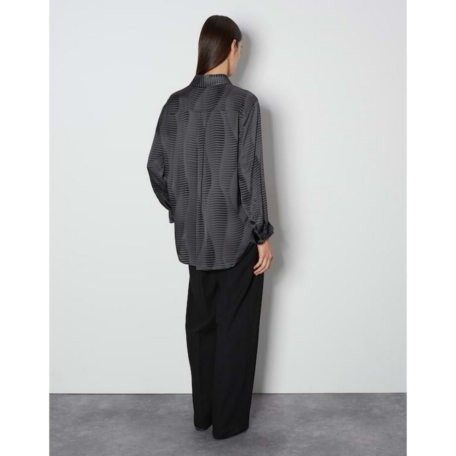 Someday Bluse Oversize Printbluse ZAURYN aus Viskose silver moon