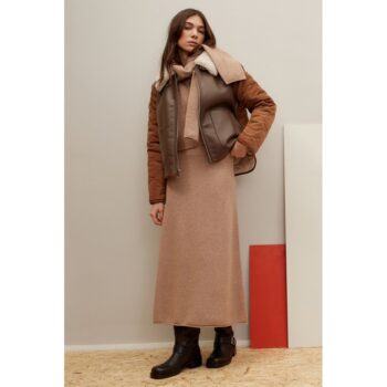 Oui 89850 Rock Strickrock beige mel