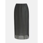 SMITH & SOUL 1124-1193P Rock Midirock schwarz silber