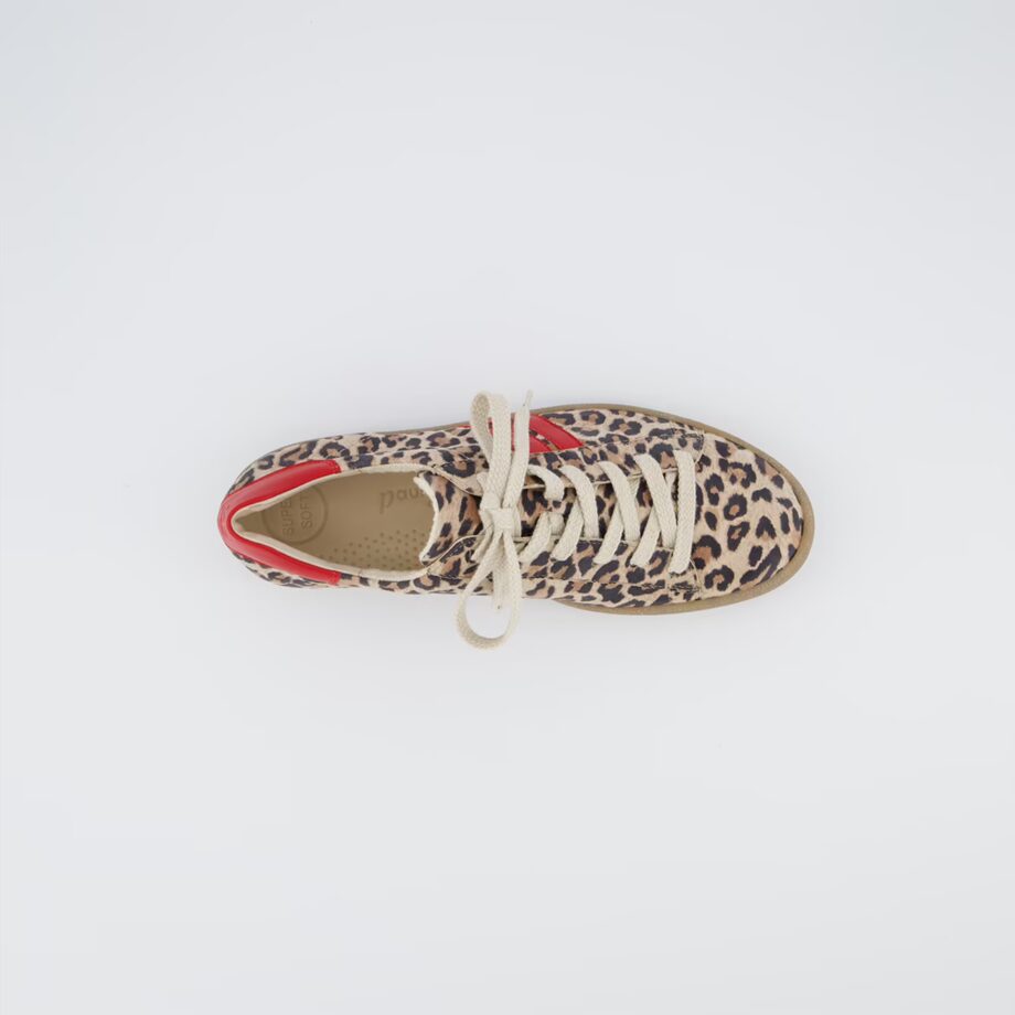 Paul Green 5464-137 Pauls Retro Sneaker leo rot