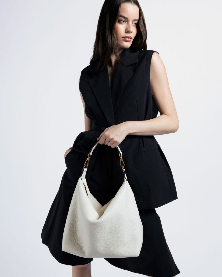 Smaak Amsterdam Tasche Hobo Tasche FLORIAN egg shell