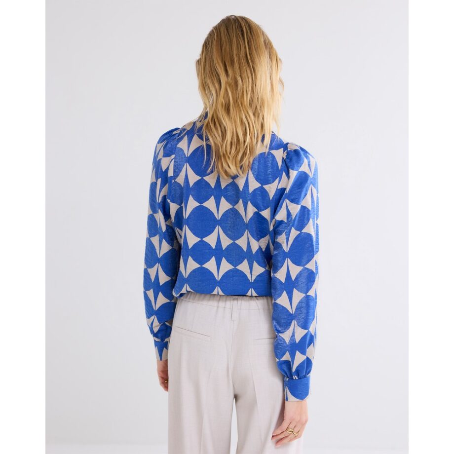 Summum 2s3206 Bluse royalblau