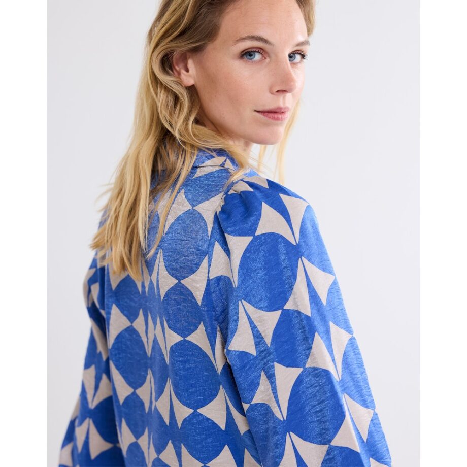 Summum 2s3206 Bluse royalblau