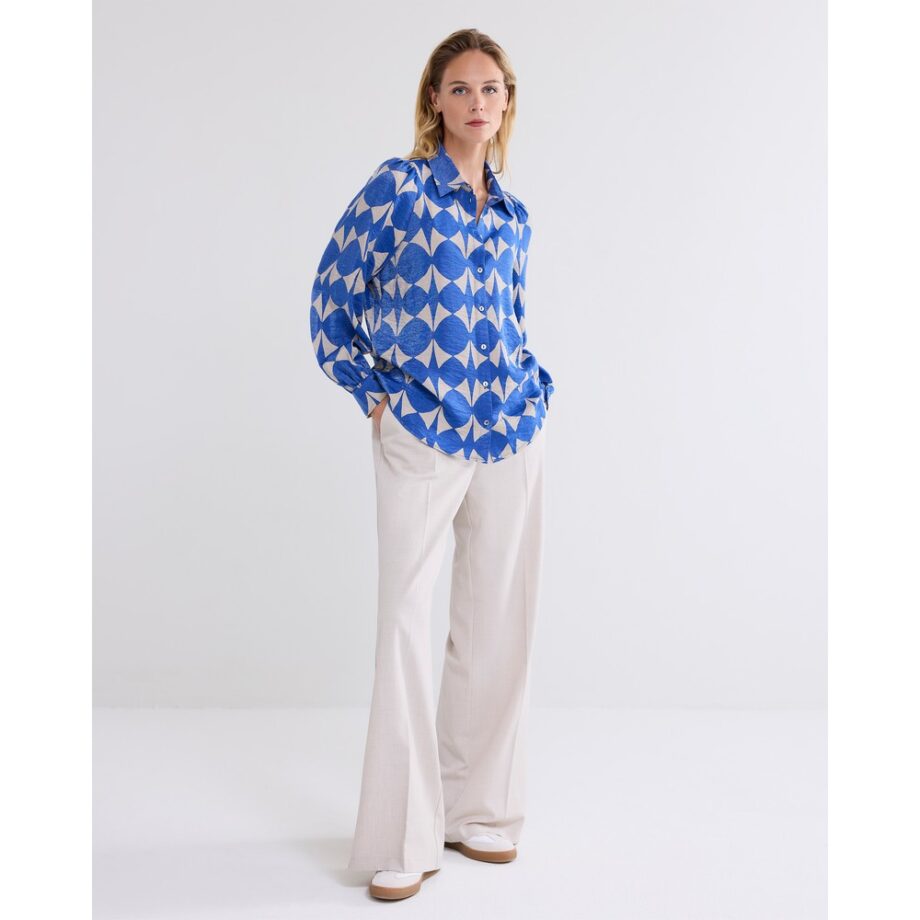 Summum 2s3206 Bluse royalblau
