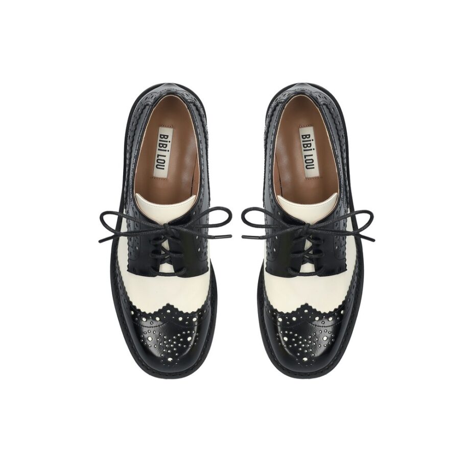 Bibi Lou LINA CHUNKY Schnürschuhe schwarz off white
