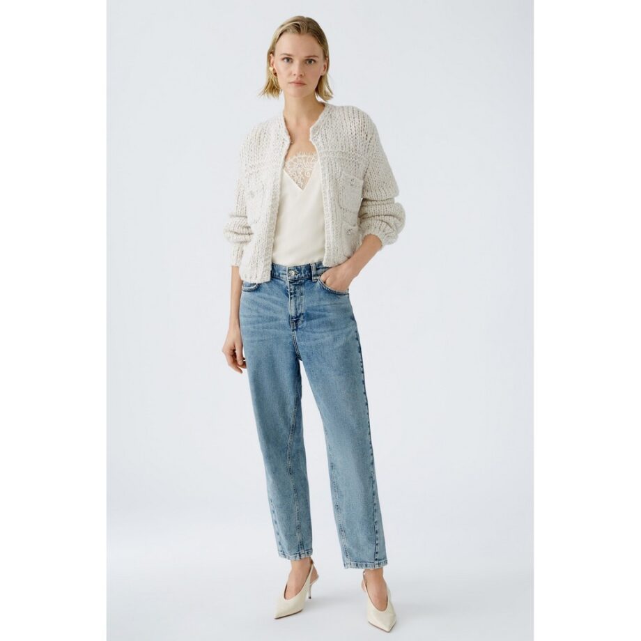 Oui 90912 Jeans HIGH RISE blue