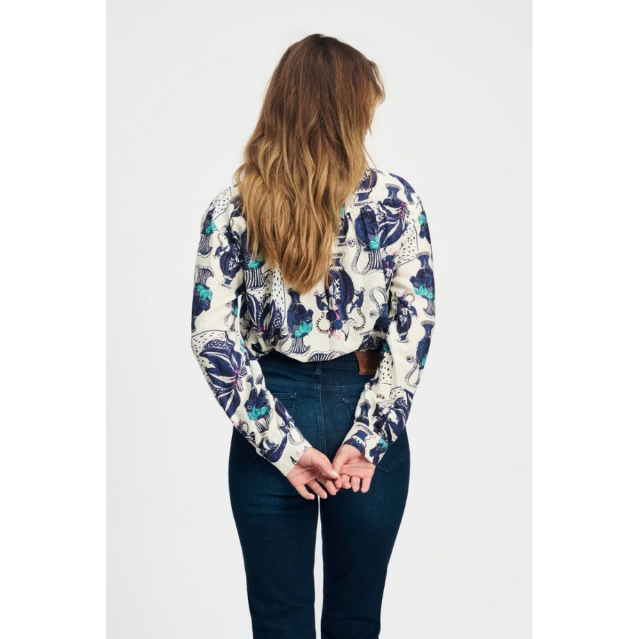 Pom Amsterdam SP9043 Bluse BLOUSE - Milly Vases Cream
