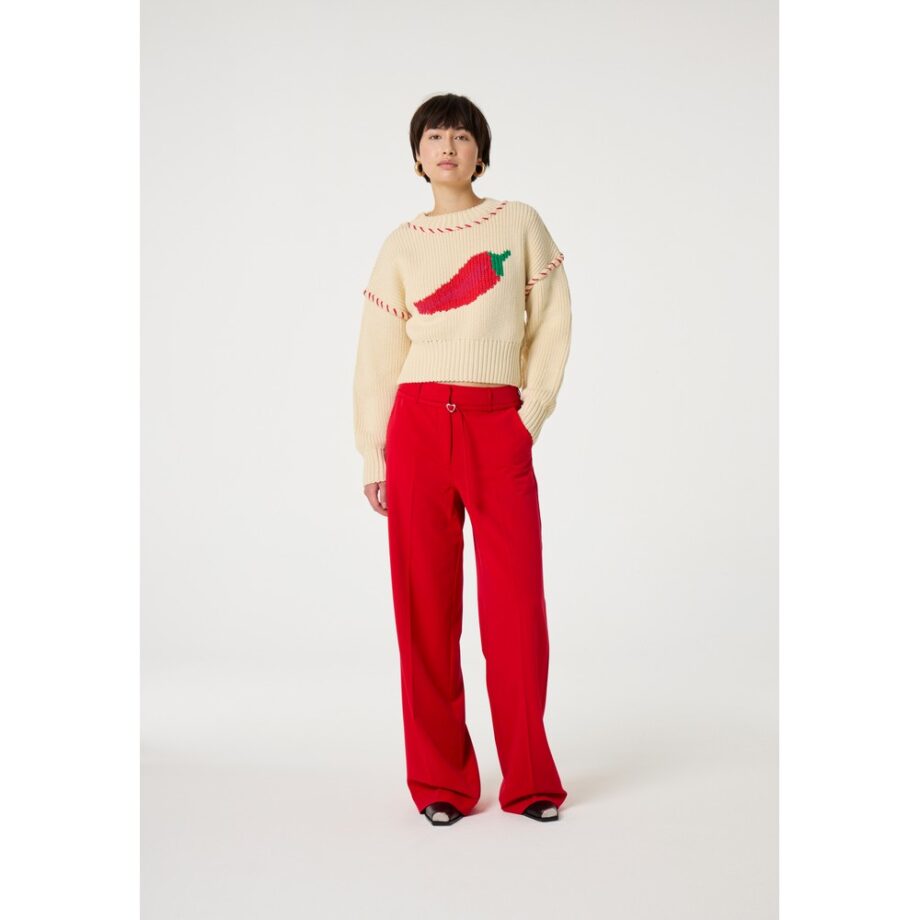 Fabienne Chapot Pullover Viola creme multi