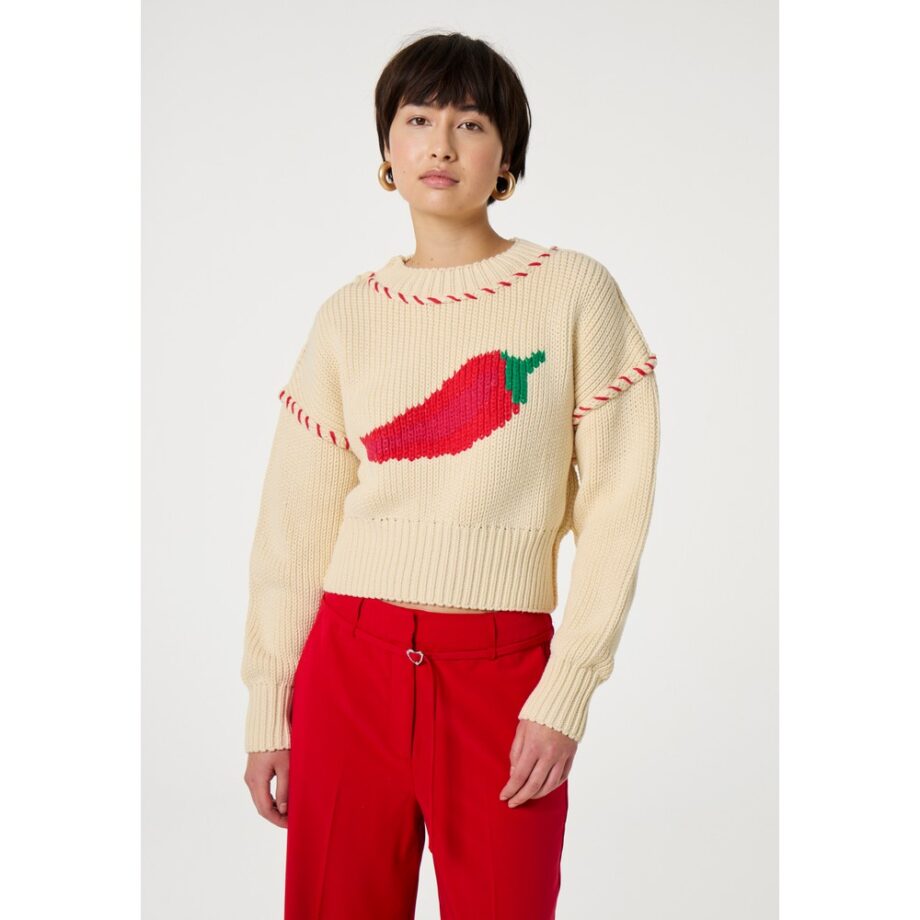 Fabienne Chapot Pullover Viola creme multi