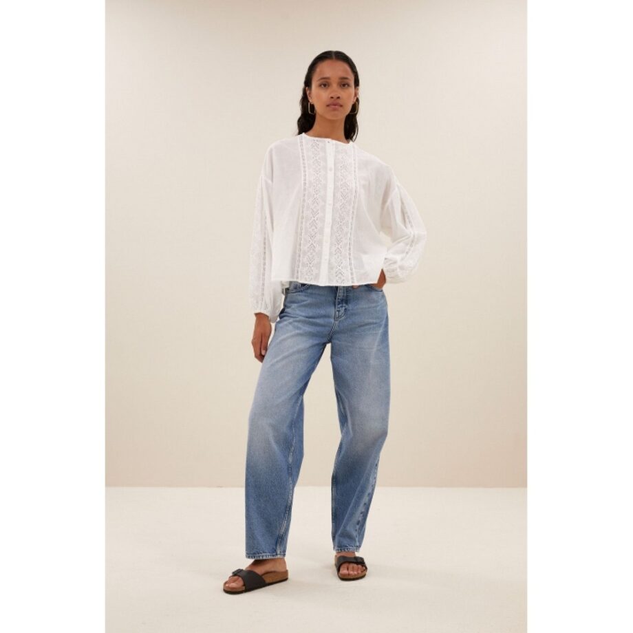 By-bar Amsterdam kate blouse Bluse off white