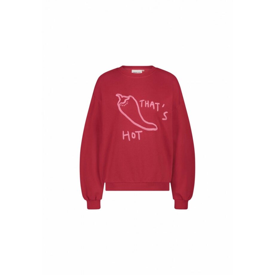 Fabienne Chapot Terry Sweater red hot chilli
