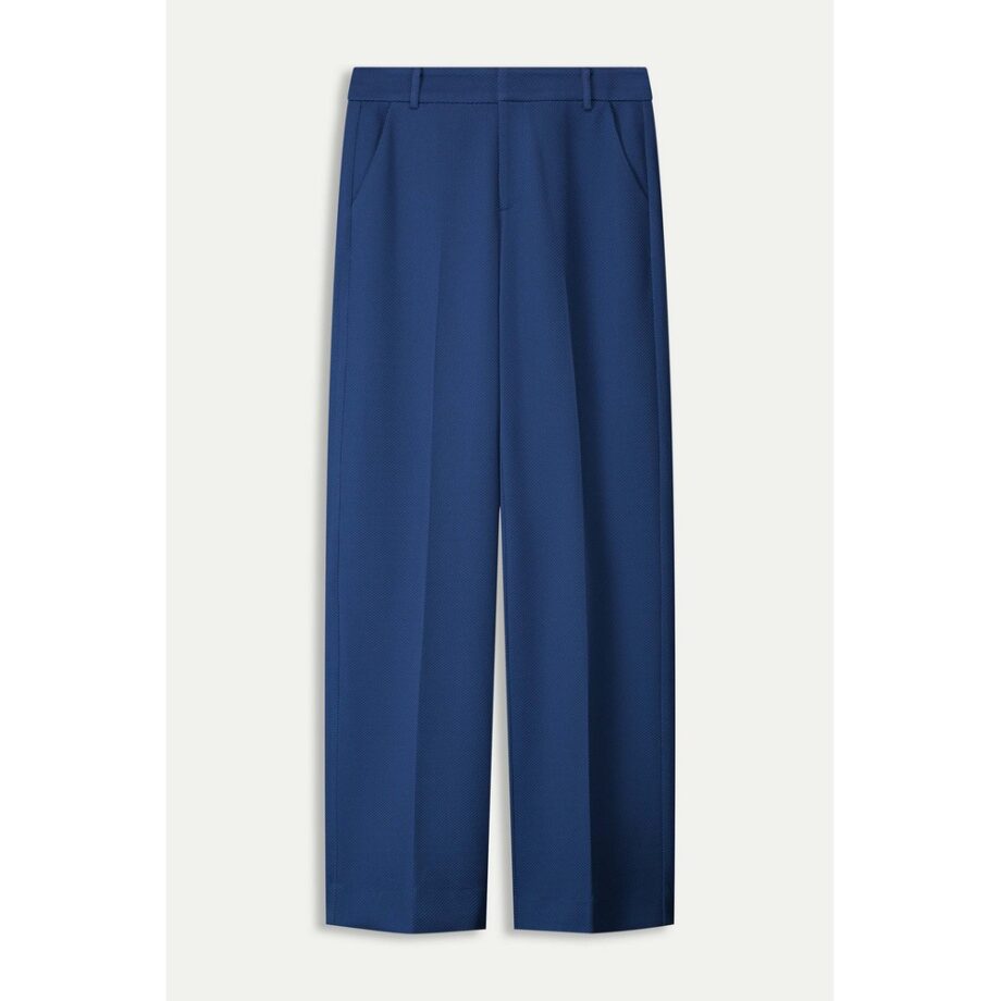 Pom Amsterdam SP9049 Hose PANTS - Wide Leg Sapphire Blue