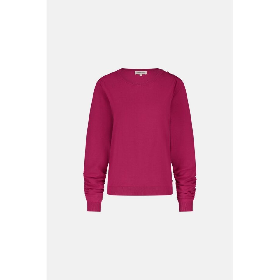 Fabienne Chapot Molly Scrunch Pullover spicy pink