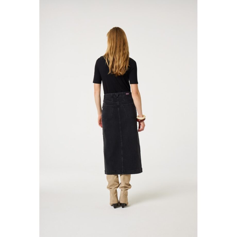 Fabienne Chapot Carmel Denim Skirt Jeansrock washed black