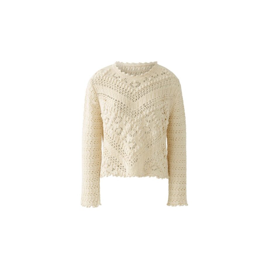 Oui 90812 Pullover gardenia