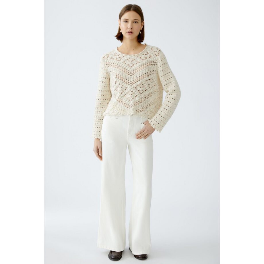 Oui 90812 Pullover gardenia