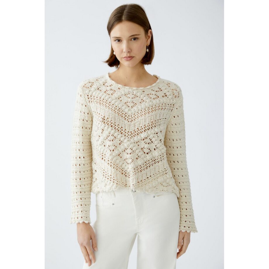 Oui 90812 Pullover gardenia
