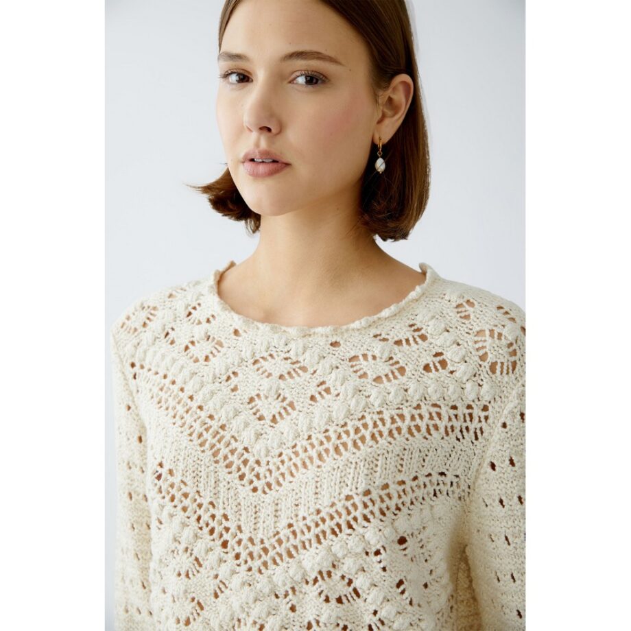 Oui 90812 Pullover gardenia