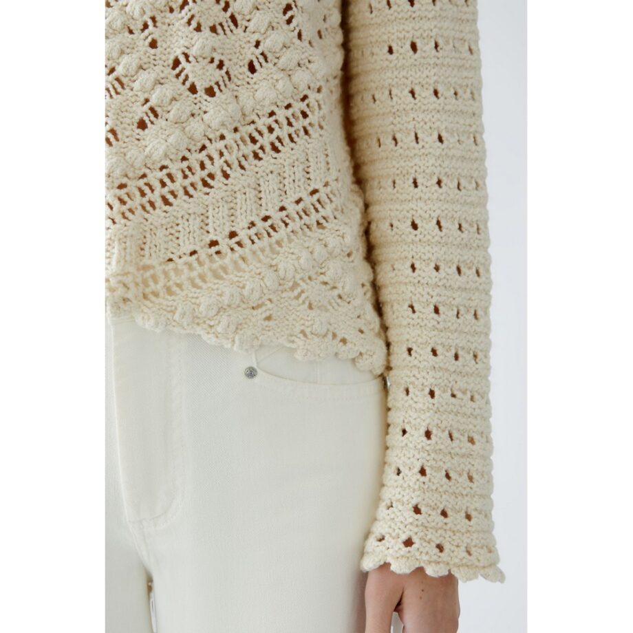 Oui 90812 Pullover gardenia