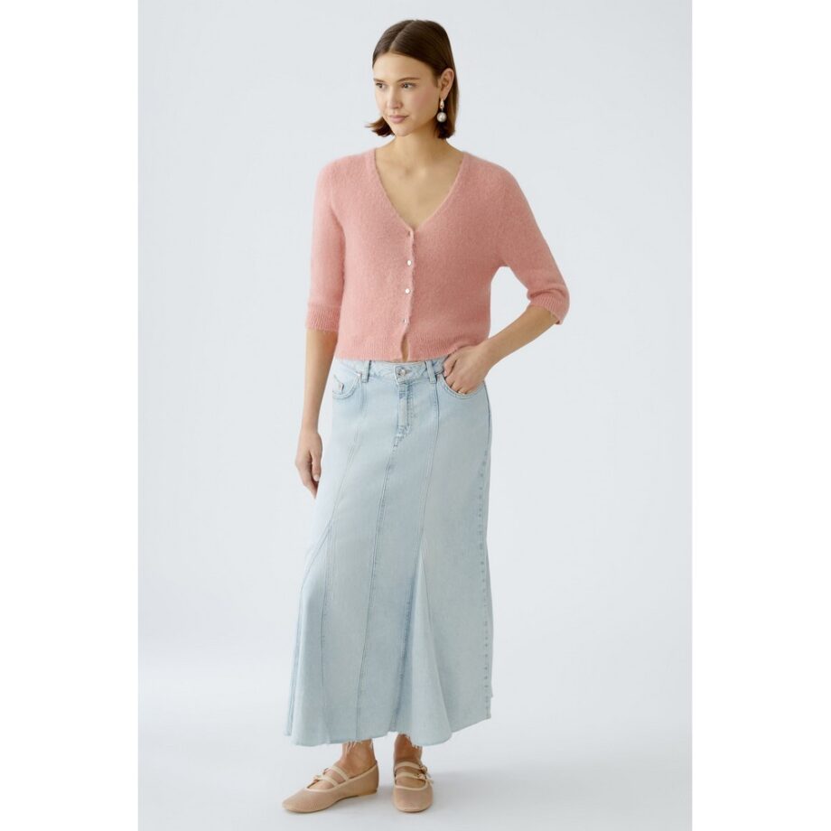 Oui 91781 Jacke Strickjacke coral punch