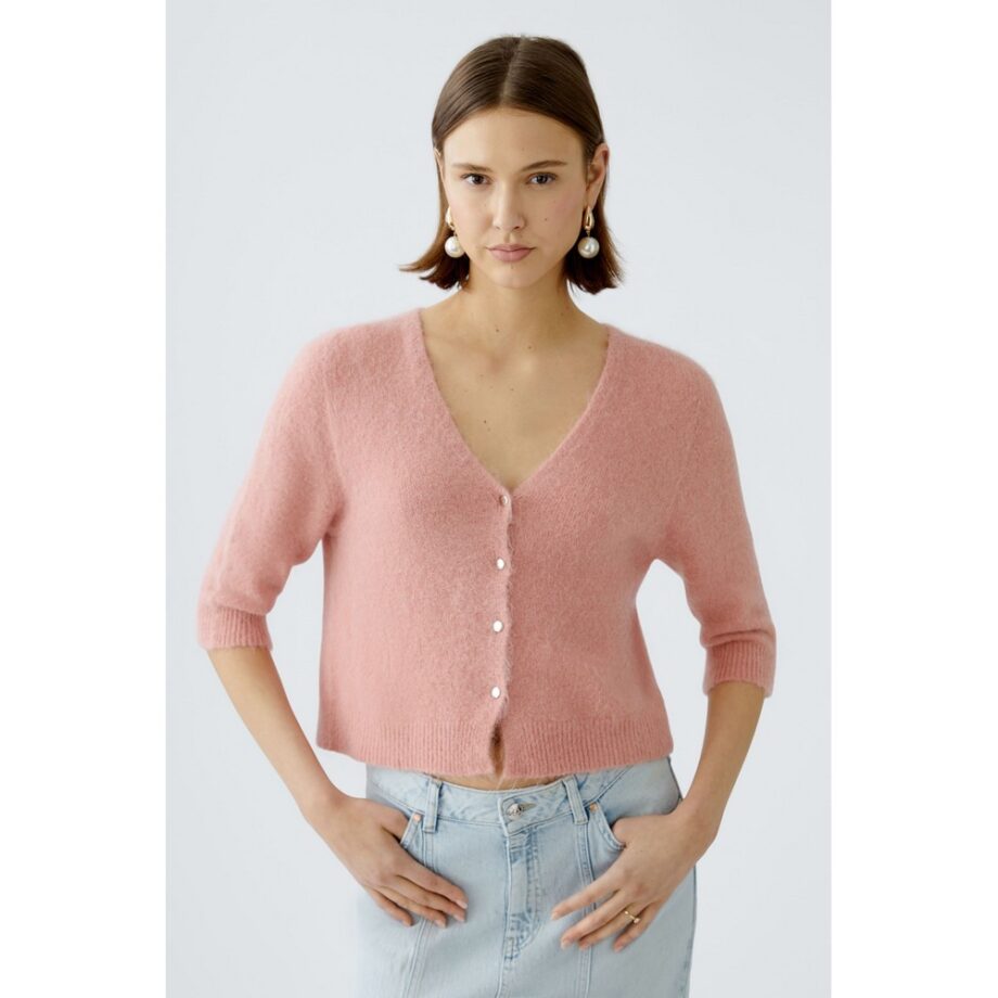 Oui 91781 Jacke Strickjacke coral punch
