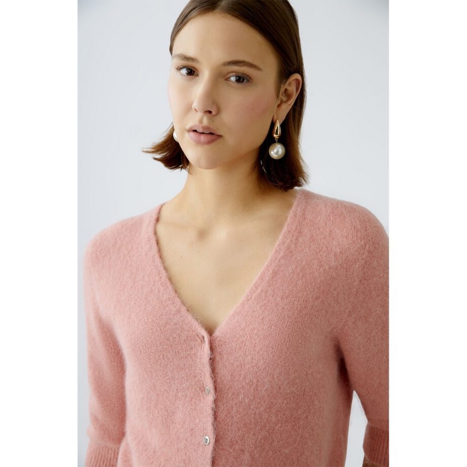 Oui 91781 Jacke Strickjacke coral punch