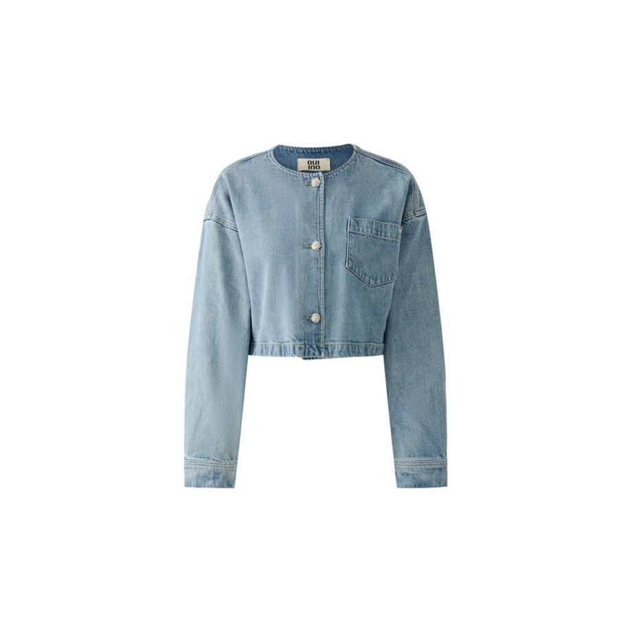 Oui 91791 Jacke blue denim