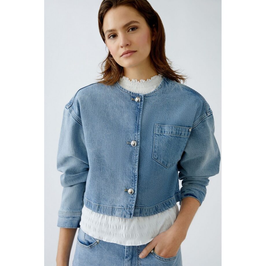 Oui 91791 Jacke blue denim