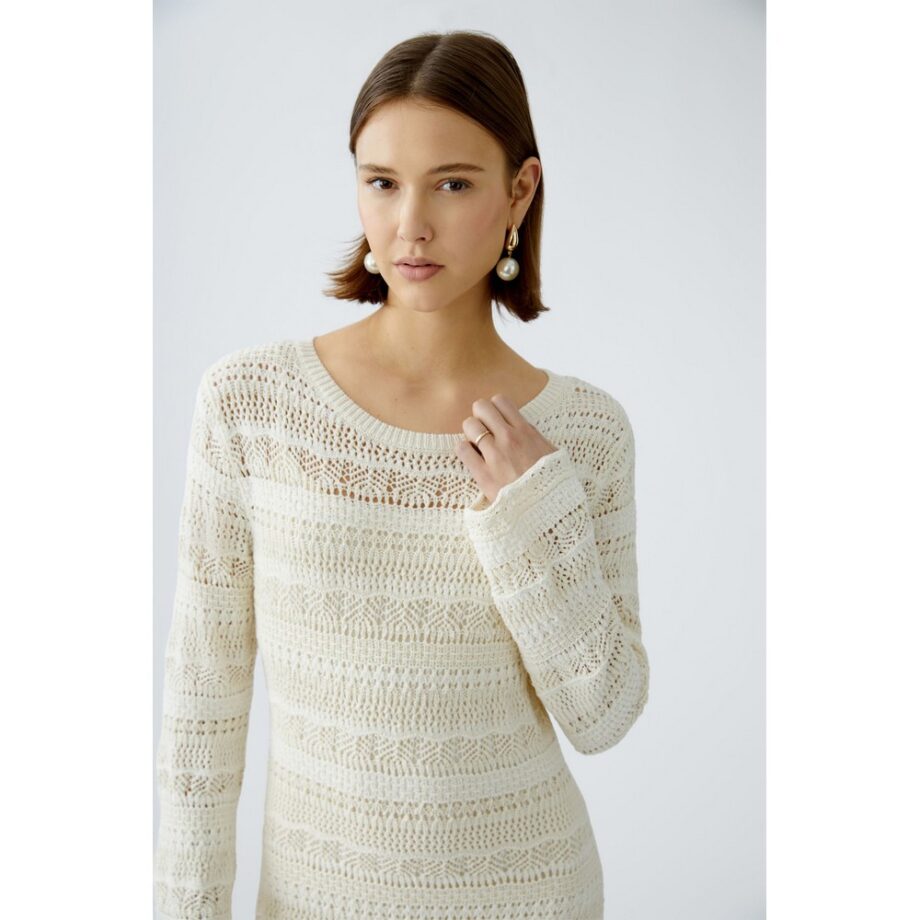 Oui 92408 Kleid white offwhite