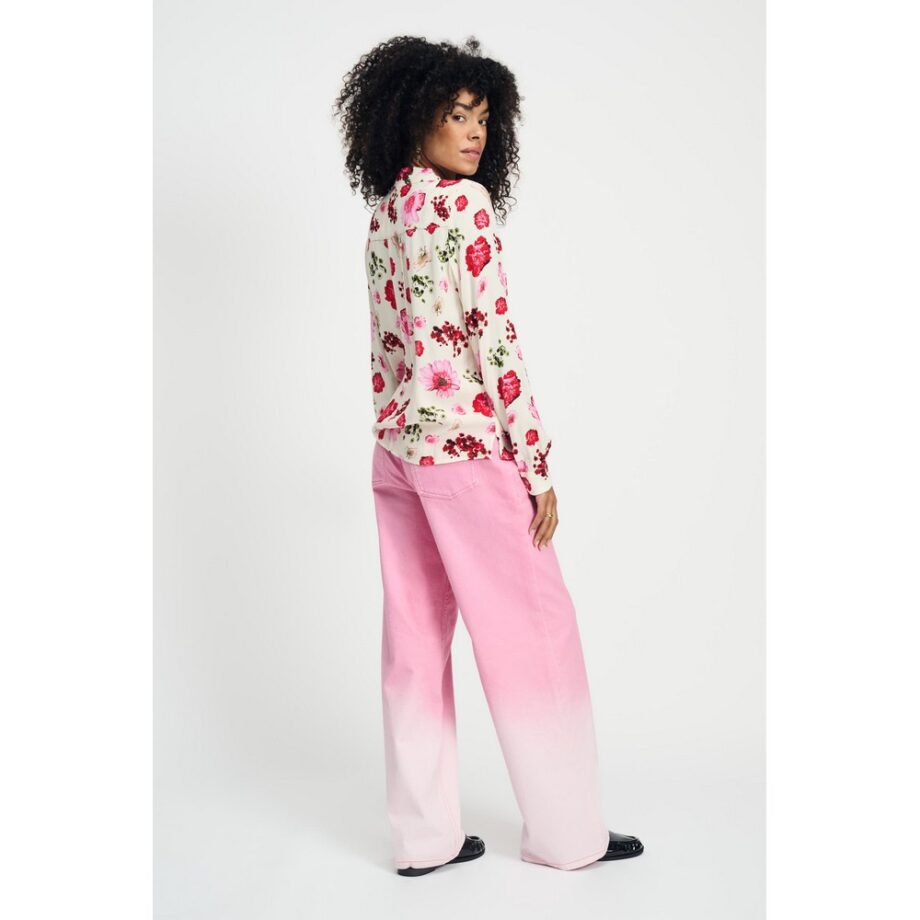 Pom Amsterdam SP9083 Bluse Mila Bouquet Cream