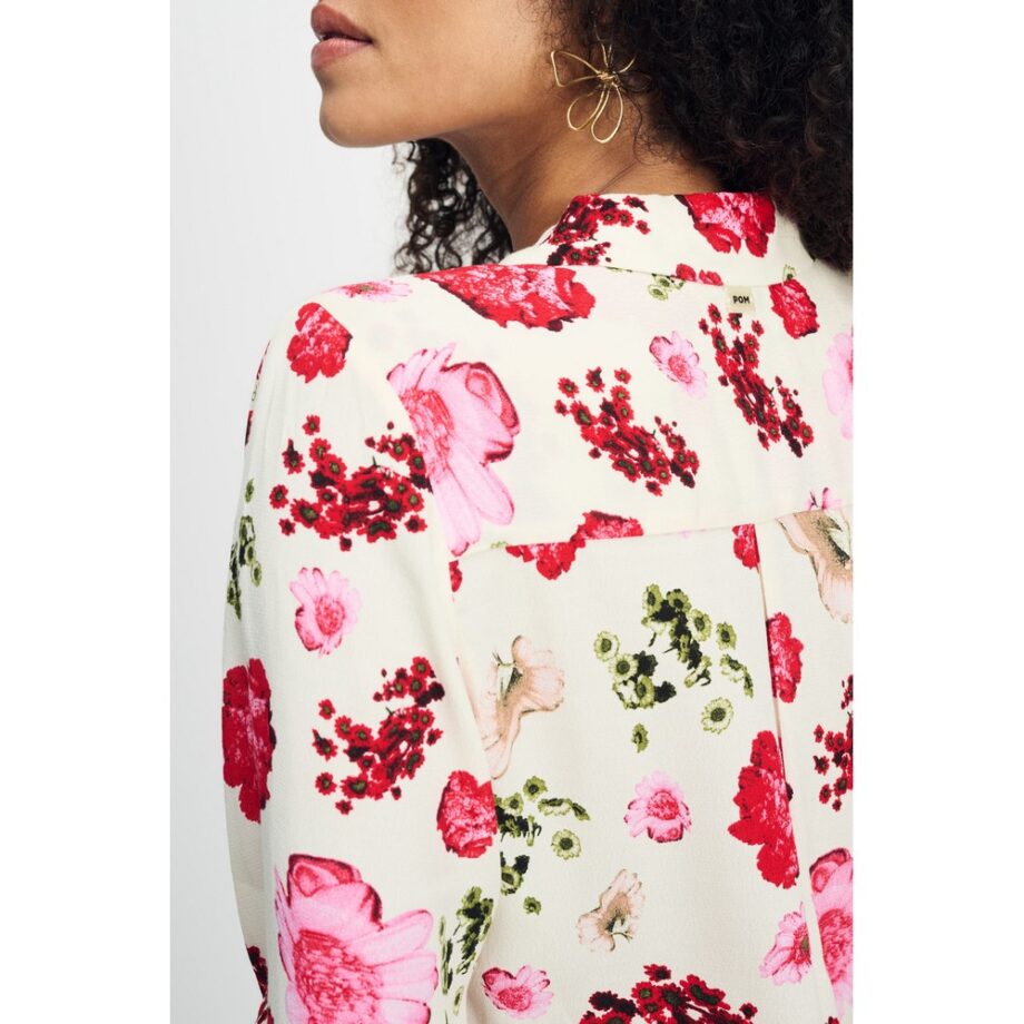 Pom Amsterdam SP9083 Bluse Mila Bouquet Cream