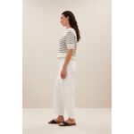 By-bar Amsterdam cruz stripe pullover navy stripe