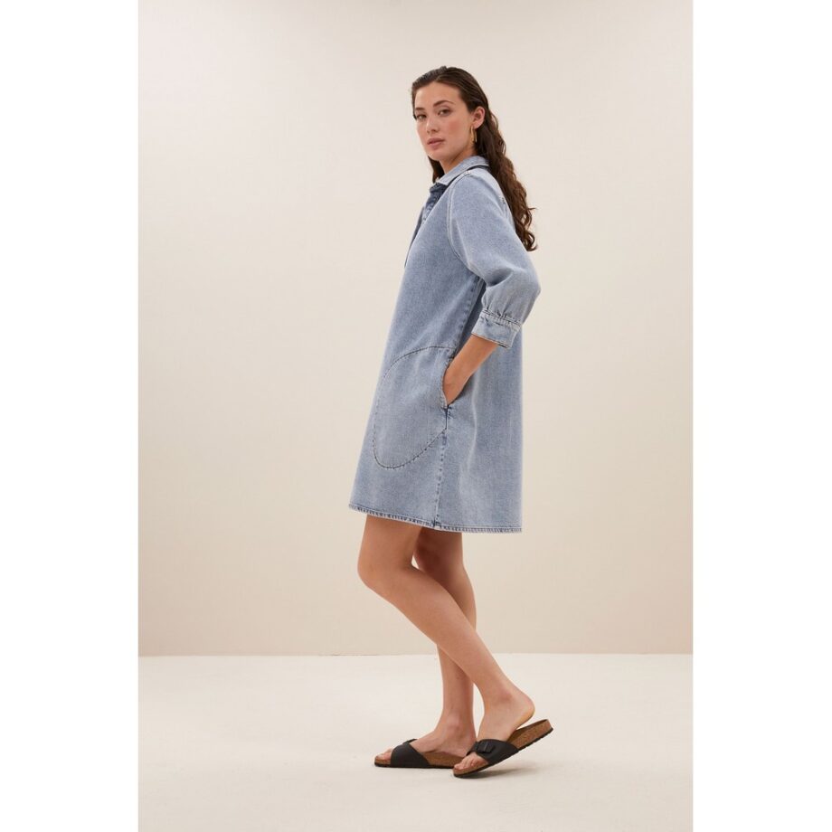 By-bar Amsterdam flynth denim dress Jeanskleid light denim