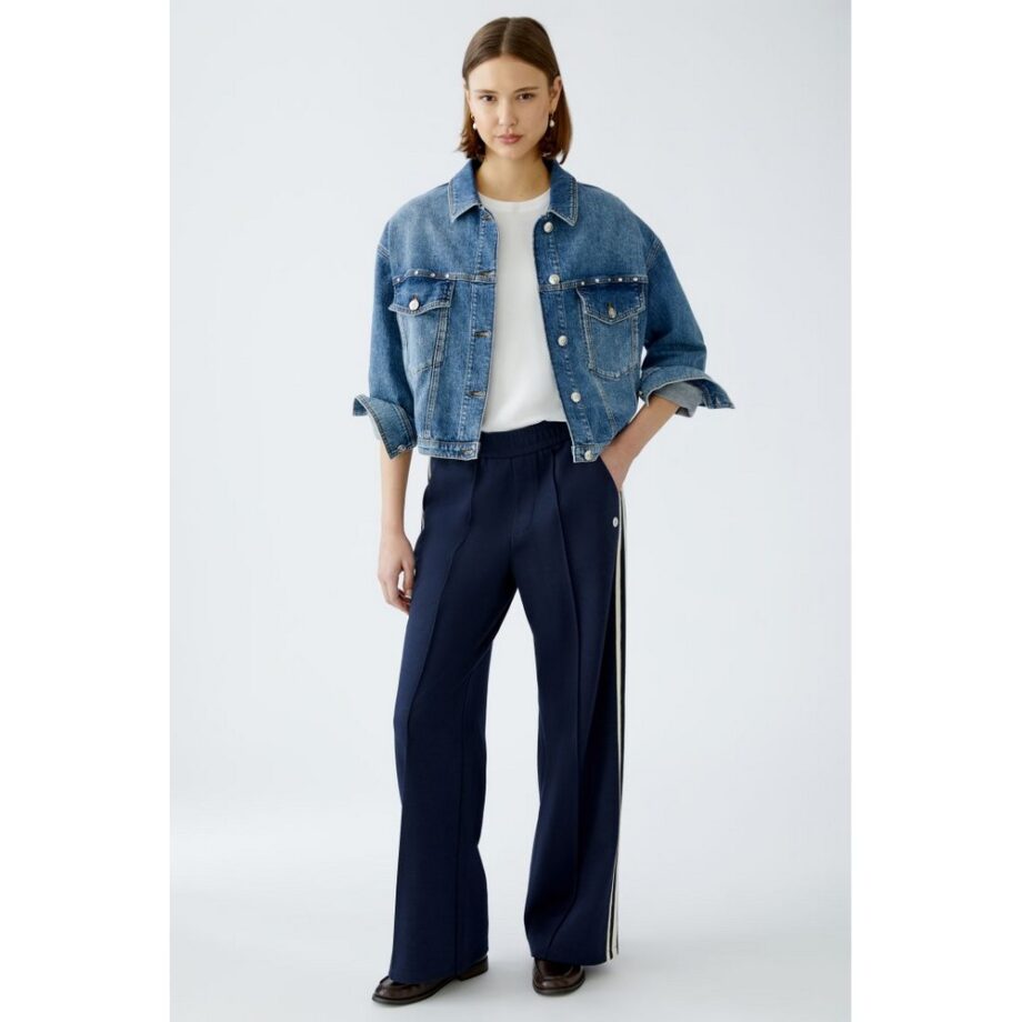 Oui 91765 Hose mit Gallonstreifen darkblue