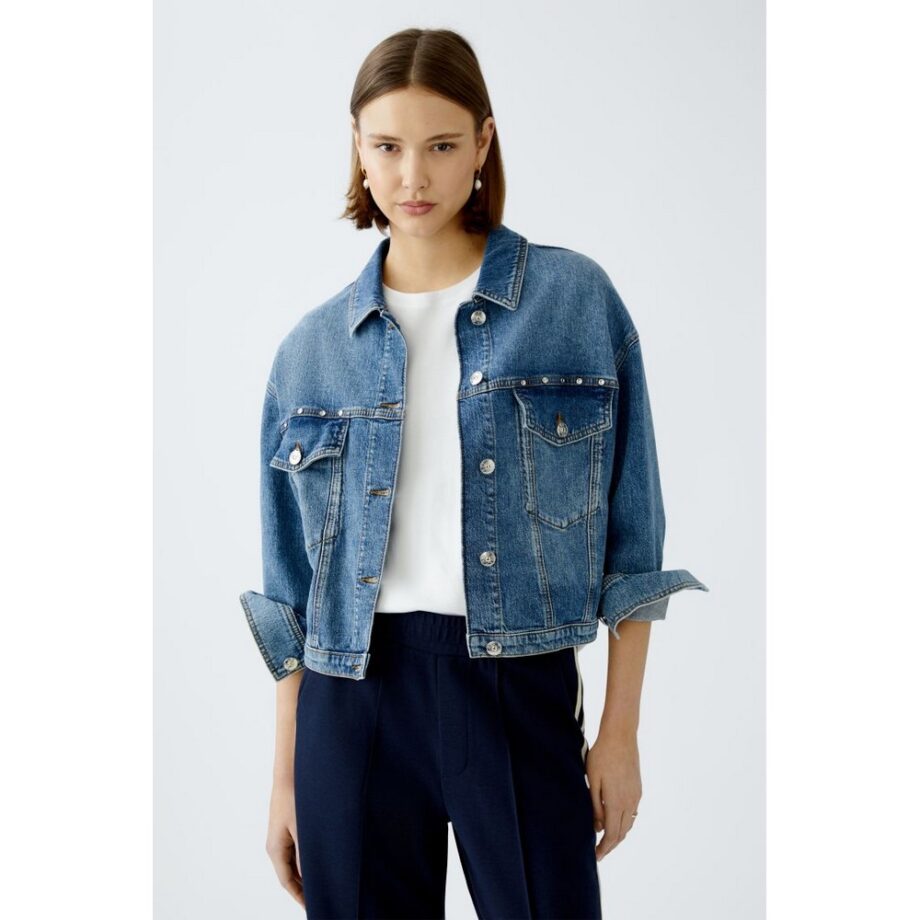 Oui 91793 Jacke dark blue denim