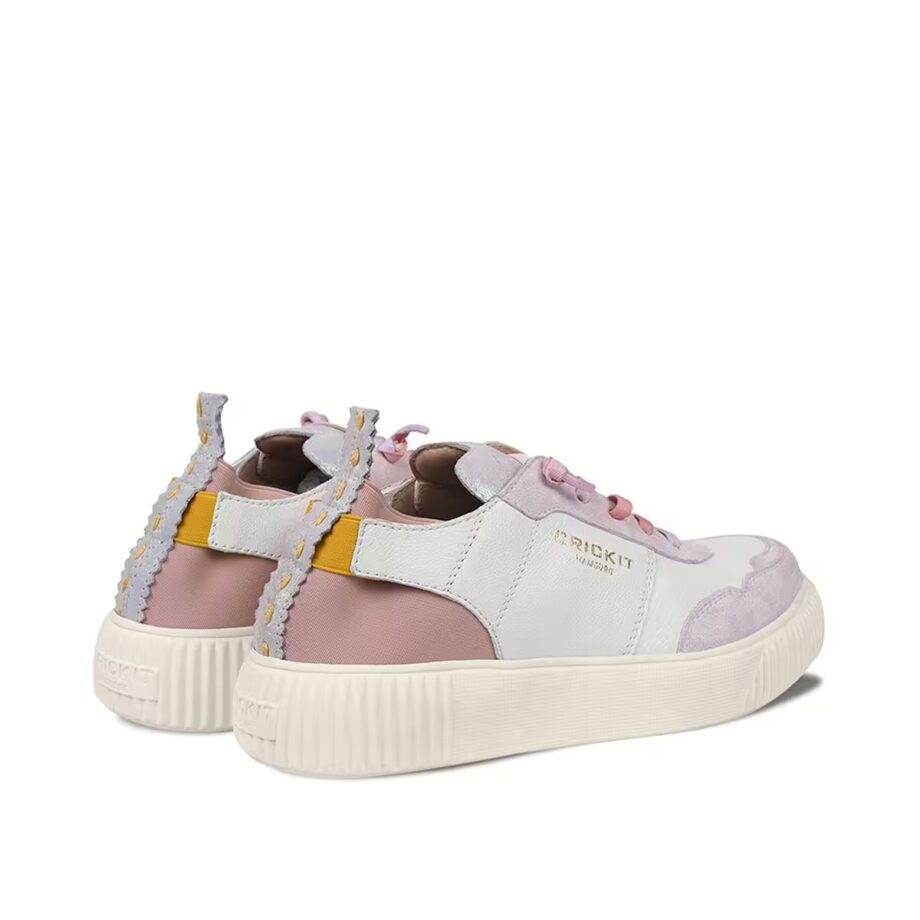 Crickit OAKLI Sneaker Turnschuh low mit Easy-In weiß mit rose